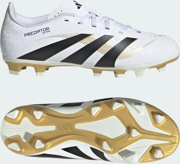 adidas Predator Club FG/MG cloud white/core black/gold metallic (Junior)