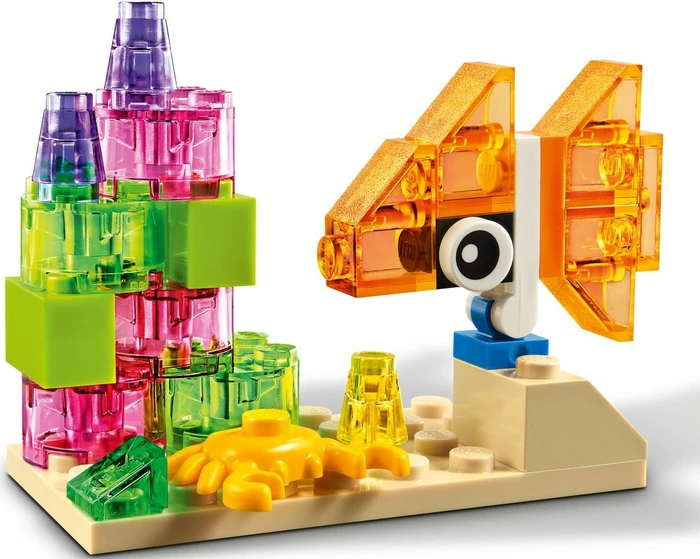 LEGO Classic - Kreativ-Bauset mit durchsichtigen Steinen