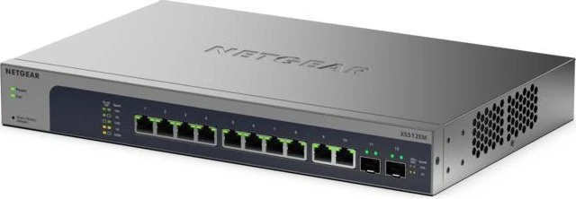 Netgear XS500EM Rackmount 10G Smart Switch, 10x RJ-45, 2x SFP+