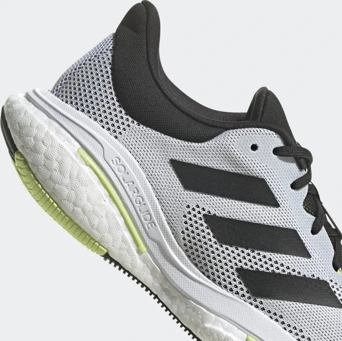 adidas Solar Glide 5 cloud white/core black/pulse lime (Herren)