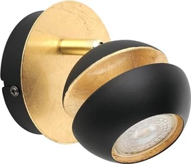Eglo Nocito Spot 1-flammig schwarz/gold