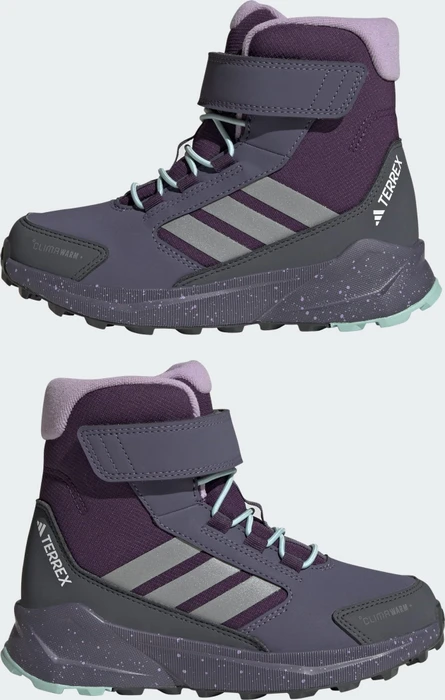 adidas Terrex Trailmaker High Climawarm+ aurora plum/matte silver/semi flash aqua (Junior)