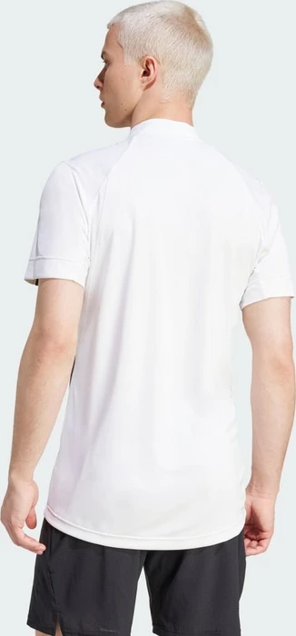 adidas Tennis Heat.RDY Pro FreeLift Henley Poloshirt kurzarm schwarz/weiß (Herren)