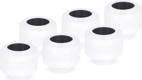 Alphacool Eiszapfen PRO Rohranschluss G1/4" auf 13mm, white, 6er-Pack