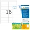 Herma Etiketten Recycling, 99.1x33.8mm, weiß, matt, 100 Blatt (1600 Etiketten) Vorschaubild