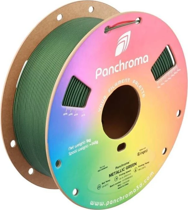 Polymaker Panchroma Metallic, grün, Spule, 1.75mm, 1.00kg