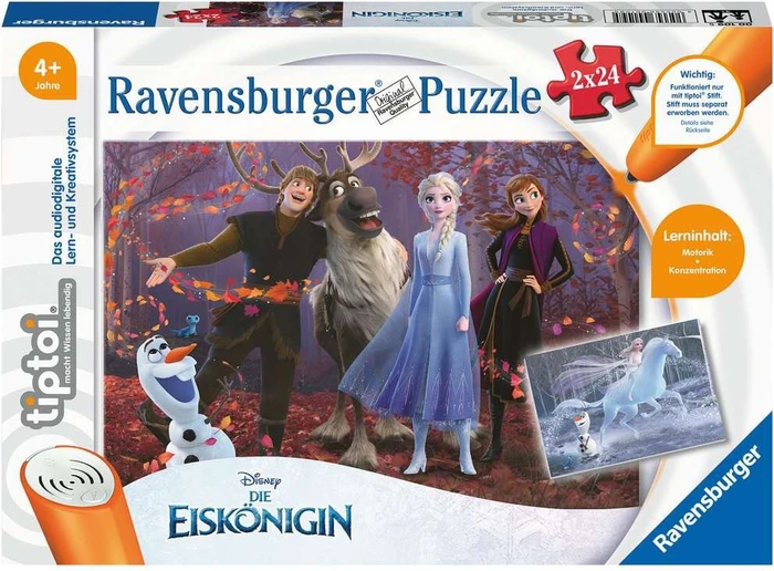 Ravensburger tiptoi Puzzle: Puzzle für kleine Entdecker: Die Eiskönigin