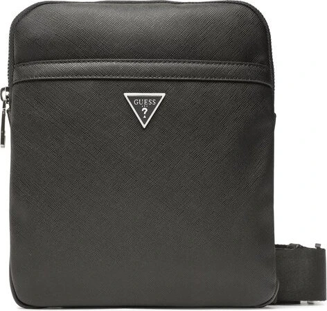 Guess Certosa Saffiano Smart Umhängetasche schwarz