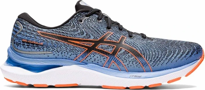 Asics Gel-Cumulus 24 black/shocking orange (Herren)