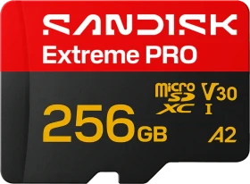 SanDisk Extreme PRO R250/W170 256GB, UHS-I, A2, Class 10