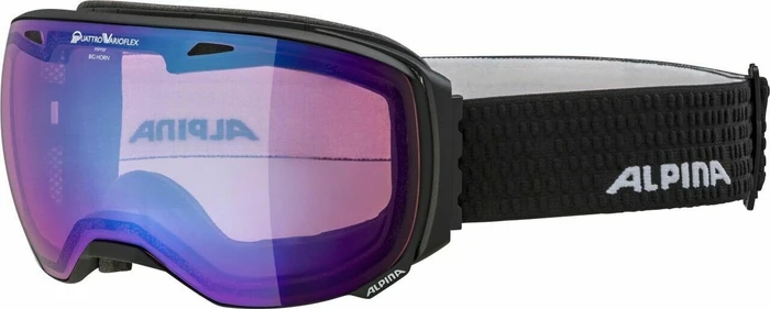 Alpina Big Horn QVMM black matt/blue spherical