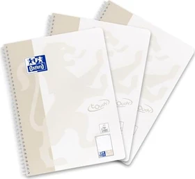 Oxford Touch Collegeblock, A4, Lineatur 27, Softcover, hellblau, 80 Blatt,       3er-Pack