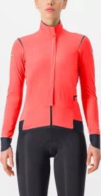 Castelli Alpha Flight RoS Fahrradjacke brilliant pink/black reflex-da (Damen)