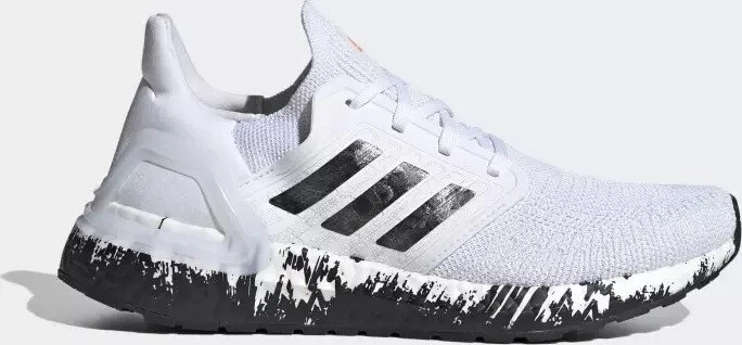 adidas Ultraboost 20 cloud white/core black/signal coral (Damen)