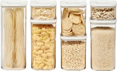 Mepal Modula Vorratsdose Starter-Set Aufbewahrungsbehälter-Set weiß, 5-tlg.