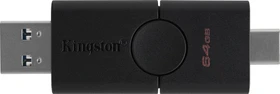 Kingston DataTraveler Duo 64GB, USB-A + USB-C, USB 3.2 Gen 1×1