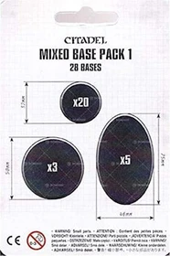Games Workshop Citadel Mixed Base Pack 1, 28-tlg.