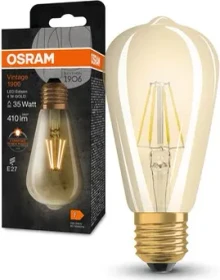 Osram Ledvance Filament LED Vintage 1906 Edison 35 4W/824 E27