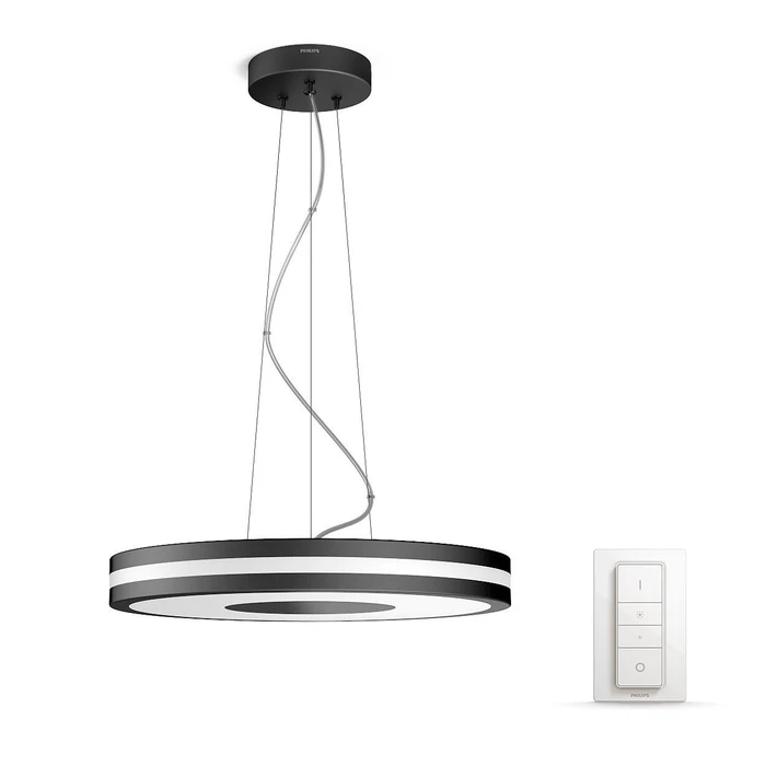 Philips Hue White Ambiance Being Pendelleuchte schwarz