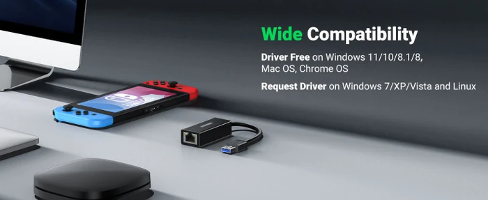 Ugreen Gigabit Ethernet Adapter, USB-A 3.0 [Stecker]