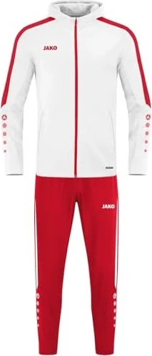 Jako Power Trainingsanzug weiß/rot