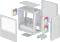 DeepCool CH360 WH, weiß, Glasfenster Vorschaubild