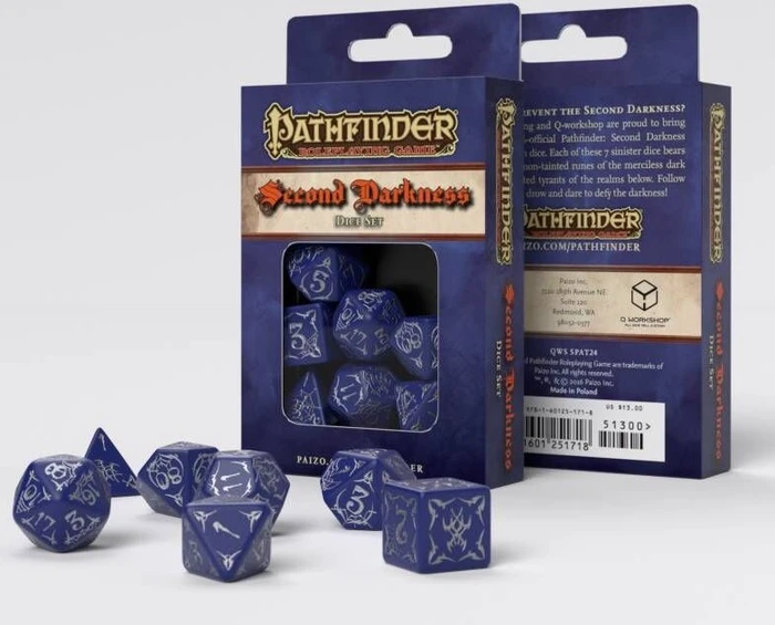 Q-Workshop Würfelset Pathfinder - Second Darkness
