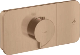 Hansgrohe Axor One Thermostat mit 1 Ventilen brushed red gold