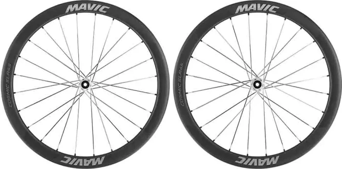 Mavic Cosmic SLR 24H/24H 45mm/19mm 28" 12x100 TA/12x142 TA Shimano HG Road Centerlock Disc Laufradsatz