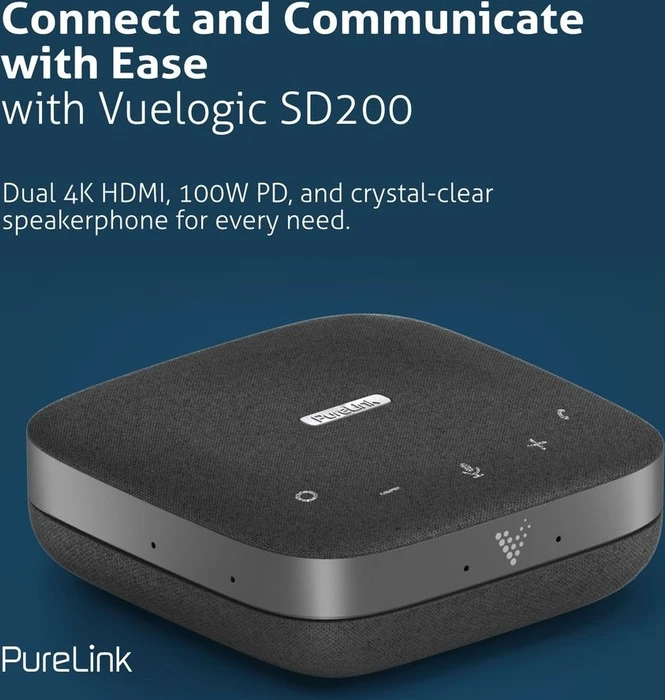 PureLink Vuelogic 10-in-1 USB-C Speaker Dock, USB-C 3.1 [Buchse]