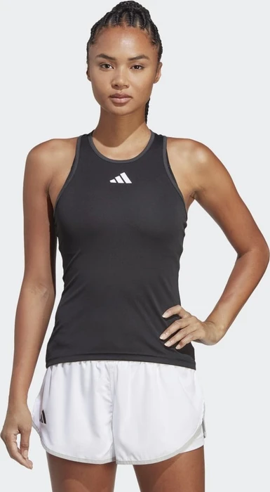 adidas Club Tennis Funktionsshirt ärmellos schwarz (Damen)