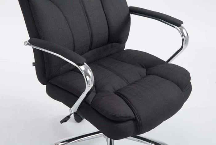 CLP BIG Xanthos V2 Stoff Bürostuhl, schwarz
