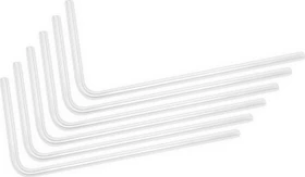 EK Water Blocks EK-Loop Hard Tube Pre-Bent, 90°, 14/10mm, 800mm, 6er-Pack