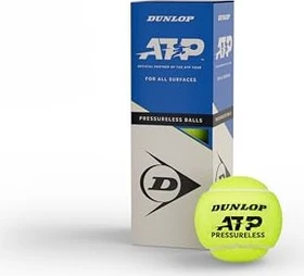 Dunlop ATP Pressureless Tennisbälle, 3 Stück