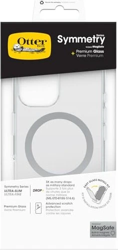 Otterbox Symmetry Clear mit MagSafe + Premium Glass für Apple iPhone 16