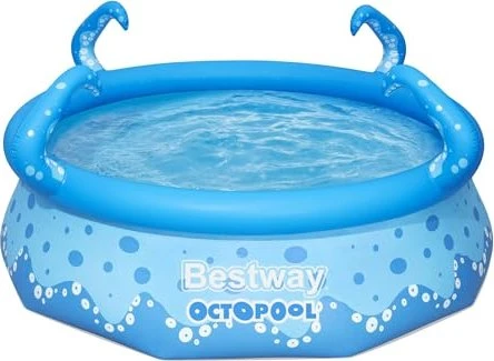 Bestway Oktopool Fast Set Quick-Up Pool Set rund 274x76cm