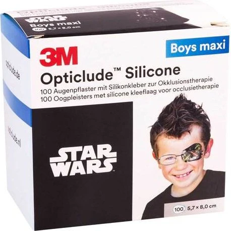 3M Opticlude Silicone Disney Boys maxi, 100 Stück