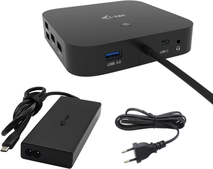 i-tec Dual DP Docking Station, inkl. 100W Netztei, USB-C 3.1 [Stecker]