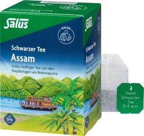Salus Assam Schwarzer Tee Beutel, 15 Stück