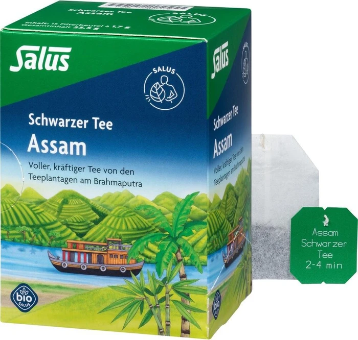 Salus Assam Schwarzer Tee Beutel, 15 Stück