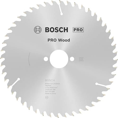 Bosch Professional Optiline Wood Kreissägeblatt 48Z, 190x2x30mm, 1 Stück