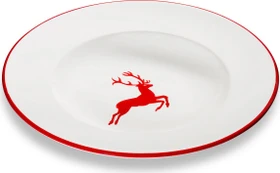 Gmundner Keramik Rubinroter Hirsch Pastateller Gourmet 29cm