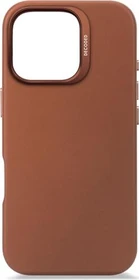 Decoded Leather Back Cover für Apple iPhone 16 Pro Tan Brown