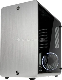 Raijintek Thetis, silber, Glasfenster