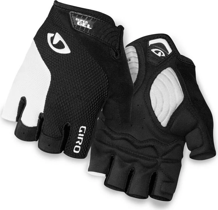 Giro Strade Dure SG Fahrradhandschuhe schwarz/weiß