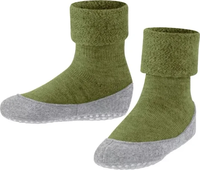 Falke Cosyshoe Teen Socken calla green (Junior)