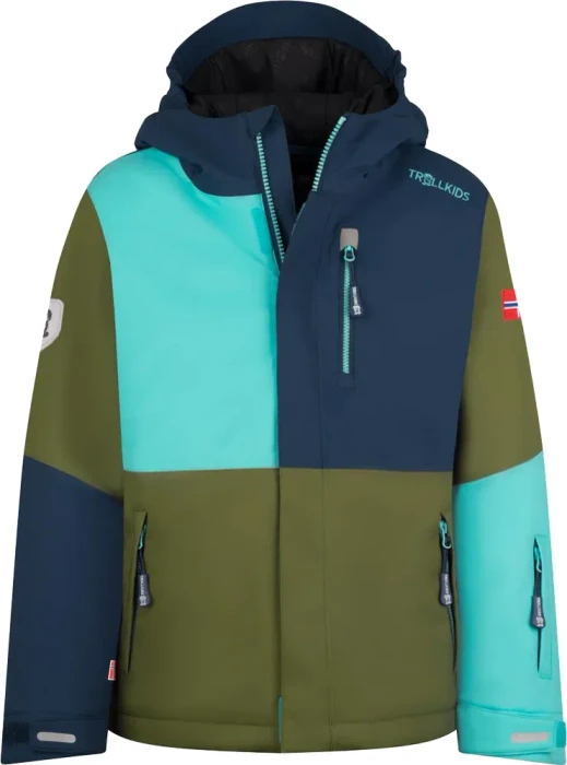 Trollkids Hallingdal Skijacke pine green (Junior)