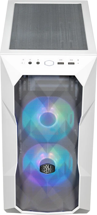 Cooler Master MasterBox TD300 Mesh, weiß, Glasfenster