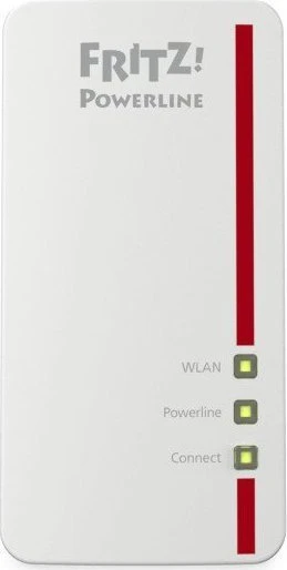 FRITZ! FRITZ!Powerline 1260 WLAN Set / 1260E Kit, Powerline/WLAN-Access Point und Powerline-Adapter Set, 2er-Bundle