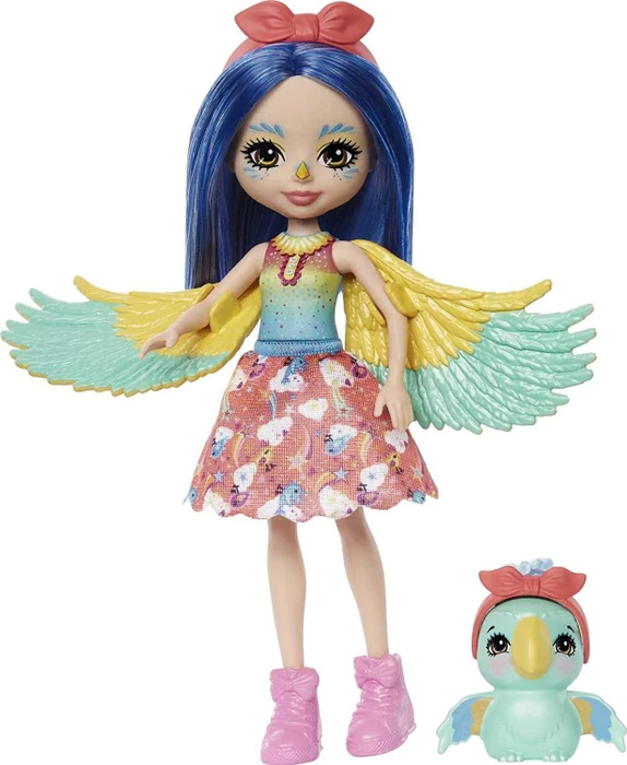 Mattel Enchantimals - City Tails - Prita Parakeet & Flutter